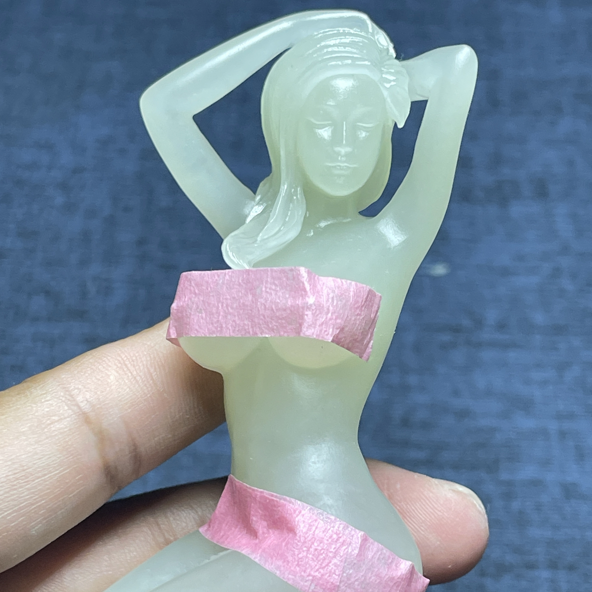 遇贵人，和田玉把件