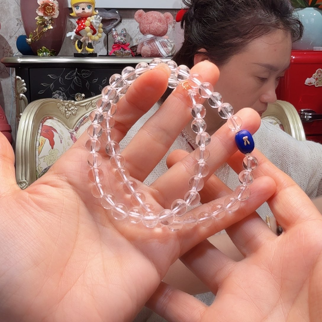 水晶颈饰未镶嵌手串