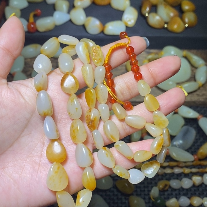 和田玉手链未镶嵌友*