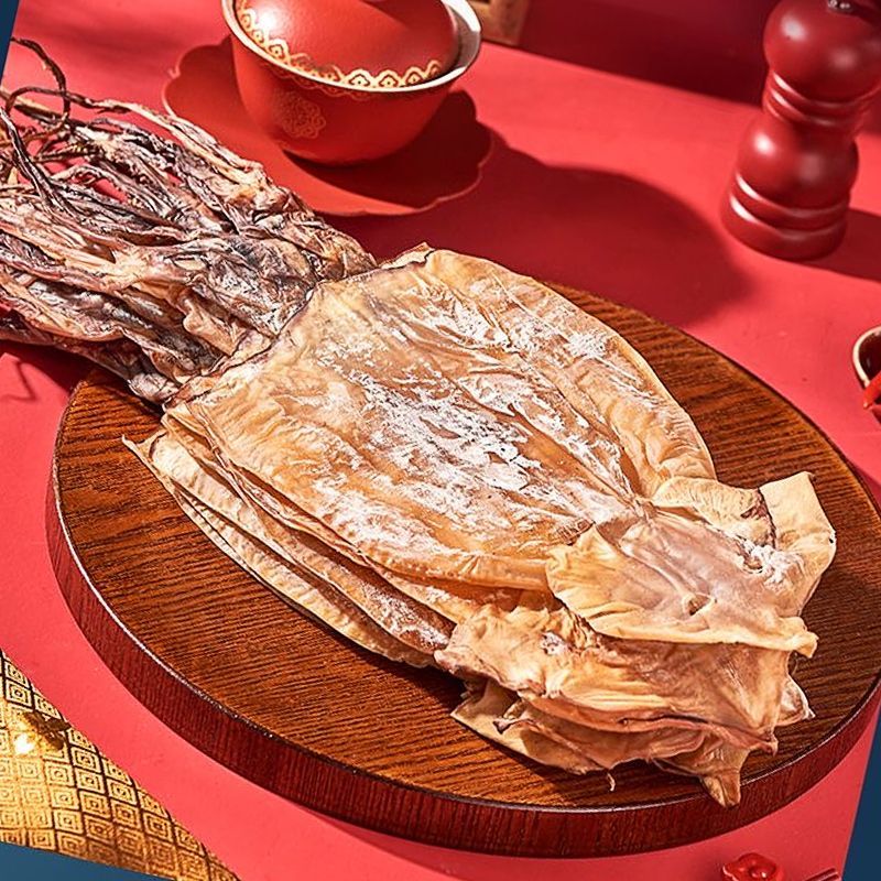 纯淡鱿鱼干做菜炖汤专用鱿鱼干新鲜天然海鲜干货大鱿鱼干炒菜煲汤