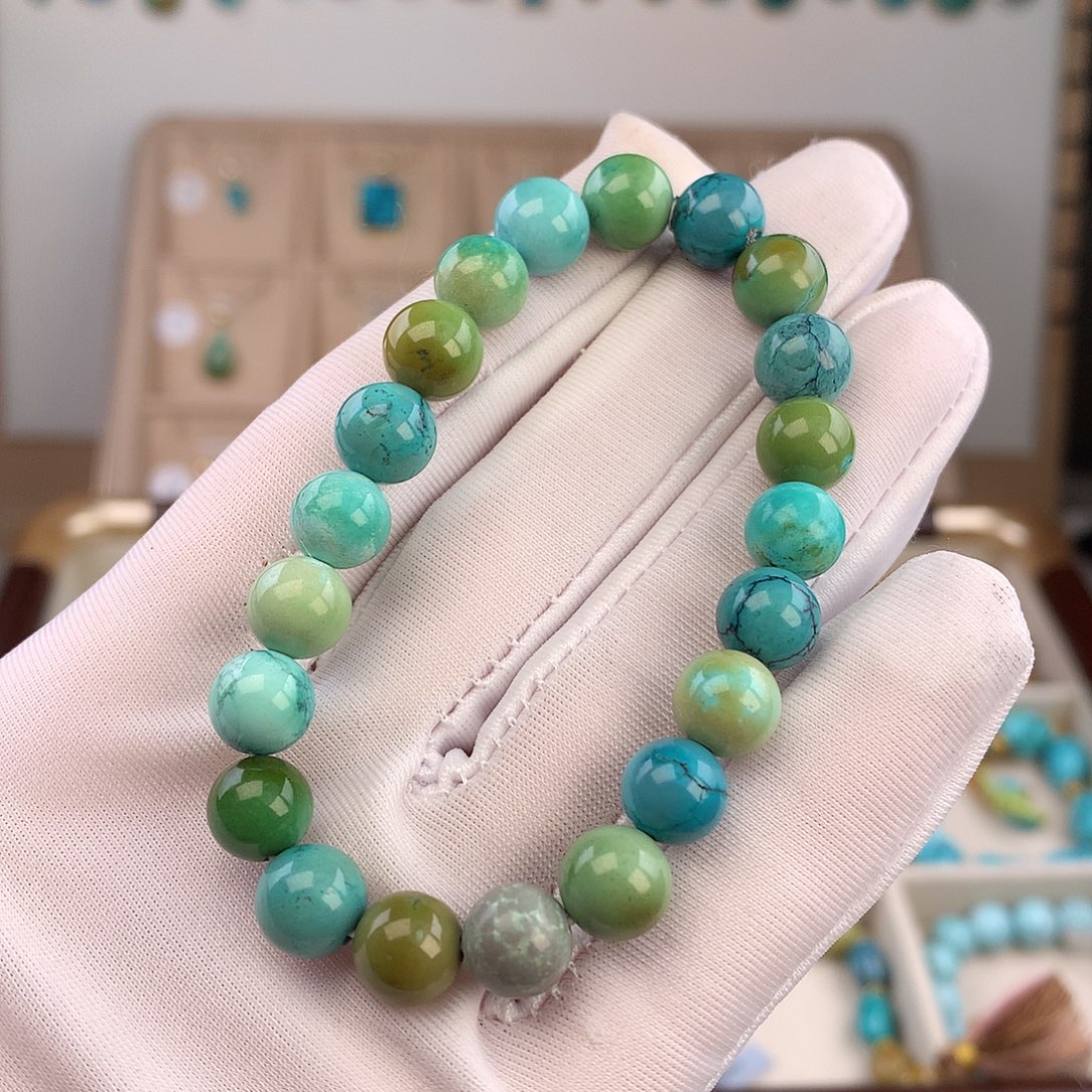 绿松石未镶嵌手链