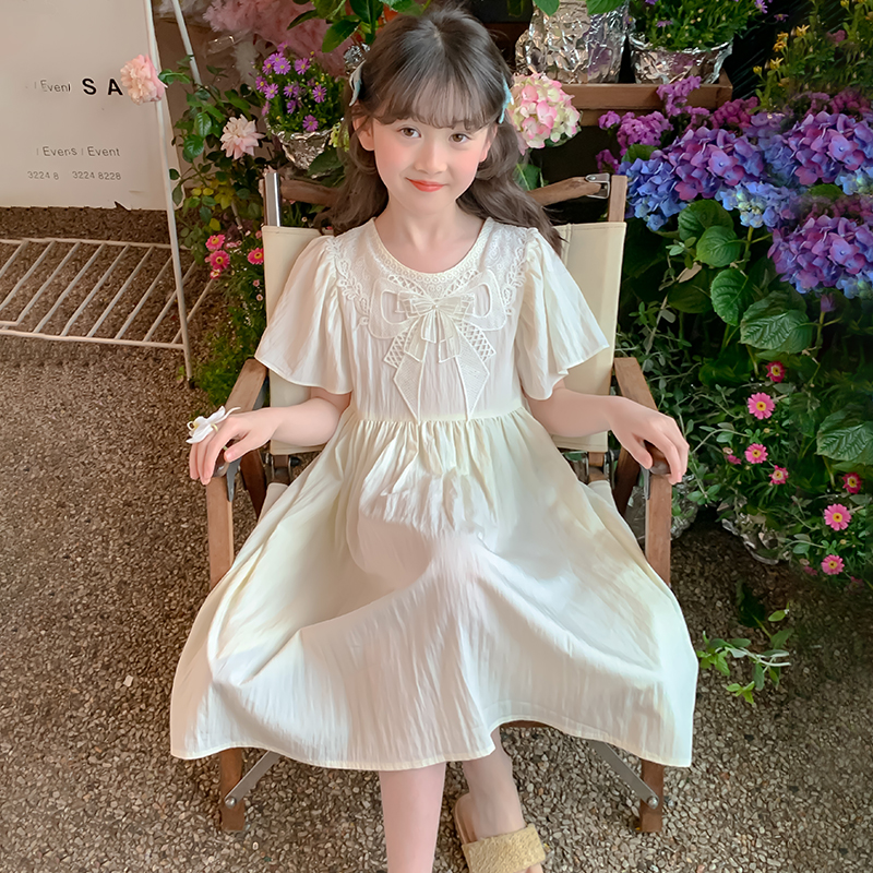 女童连衣裙夏装2025新款洋气女孩儿童时髦公主裙LQ-11722