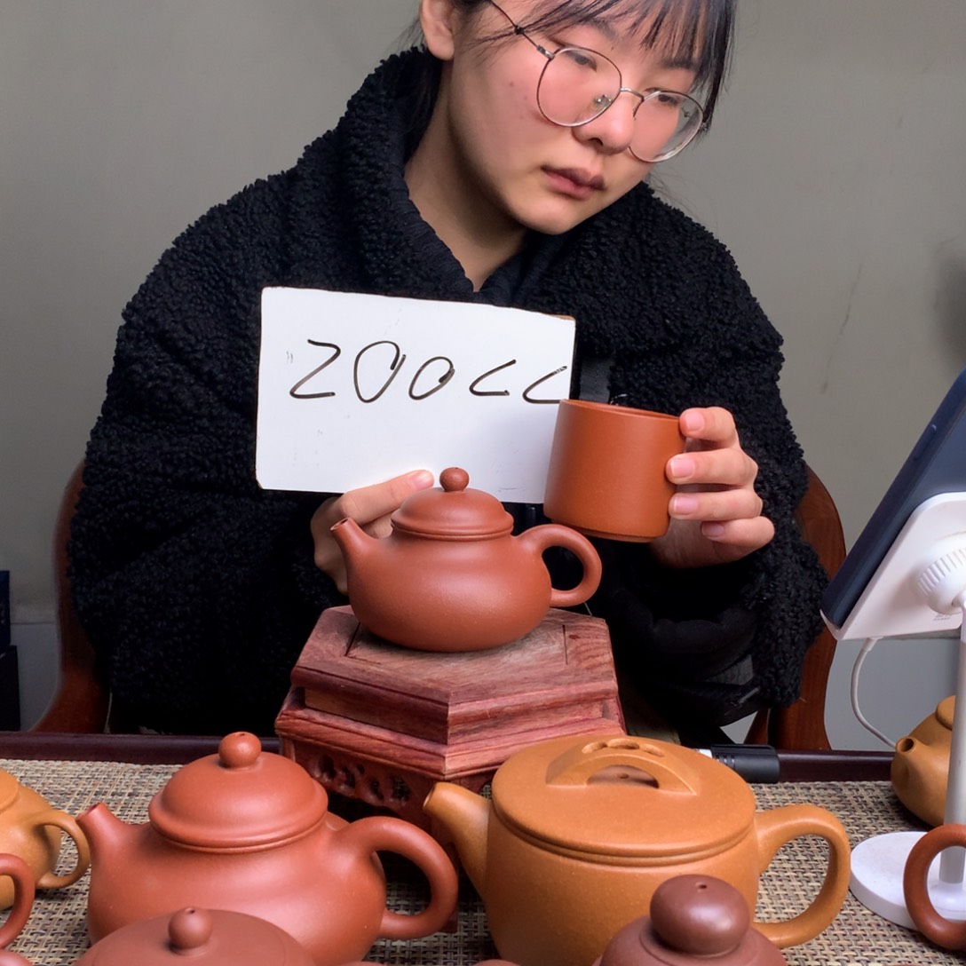 紫砂茶壶波*宜兴紫砂壶茶壶原矿紫砂壶