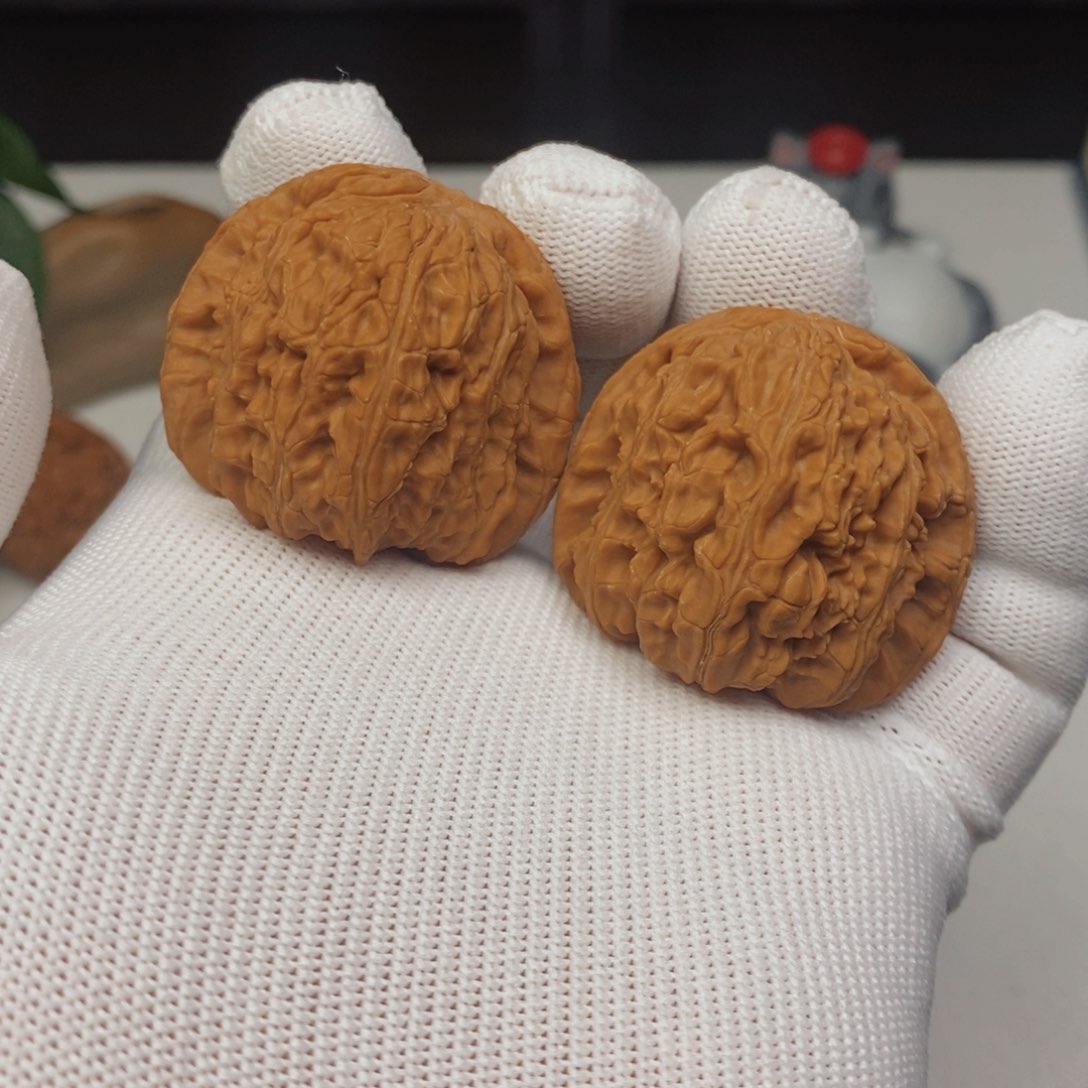 文玩核桃把件B189白狮子37