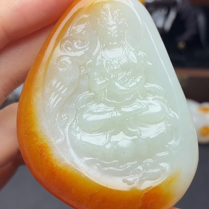 和田玉玉石挂件N1223拍一发一