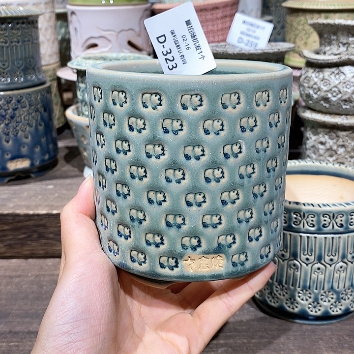 七里烧陶瓷02-16-323内口8