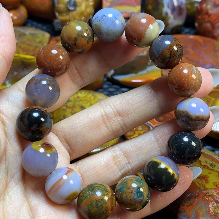 玛瑙/玉髓战国红手串未镶嵌