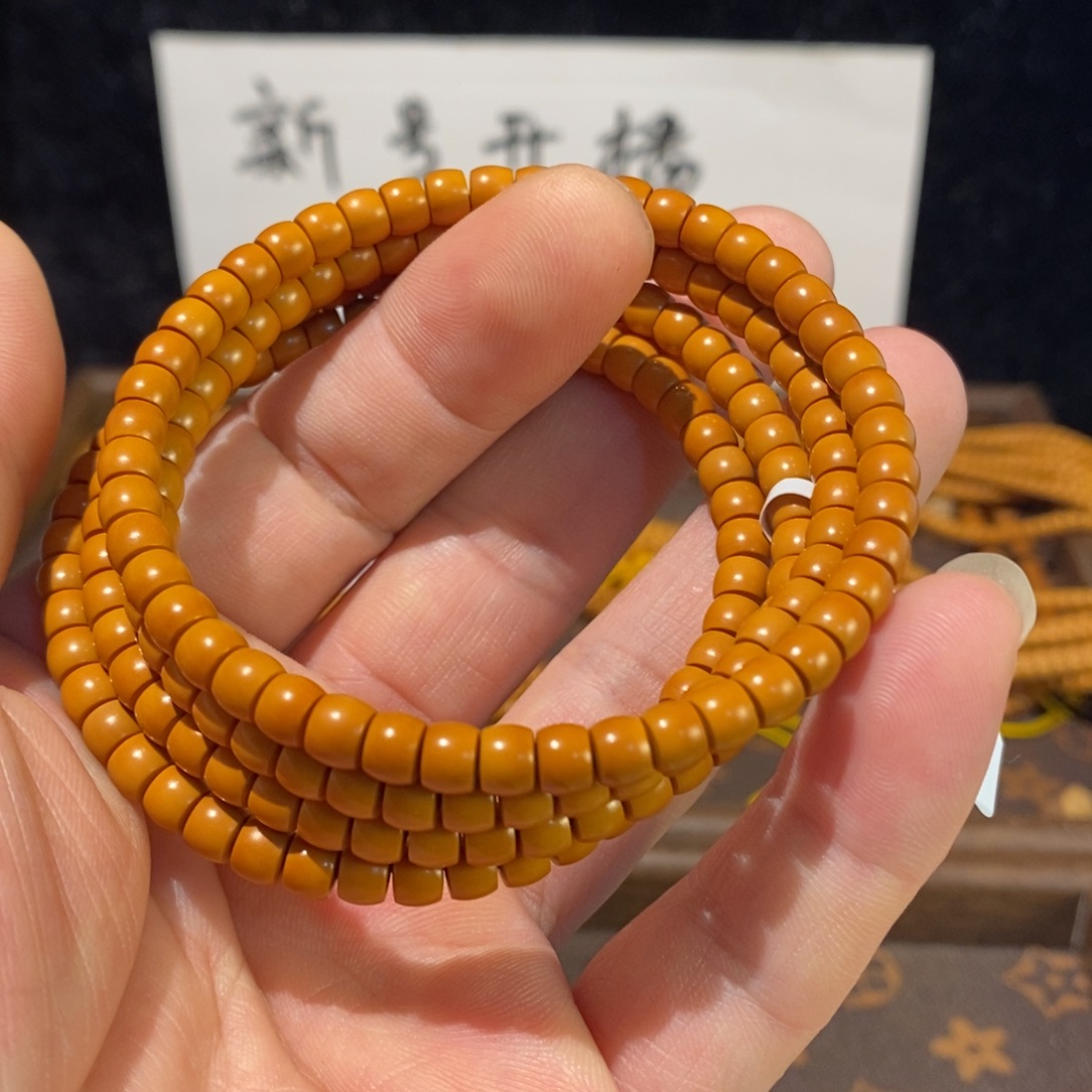 橄榄核手串/手链5.5橄榄核核尖单圈素串