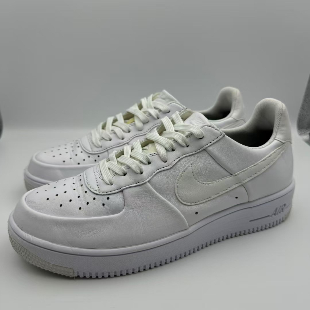 95新 NIKE/耐克 43码275/Nike Air Force 1 超轻 板鞋 Ultra/纯白