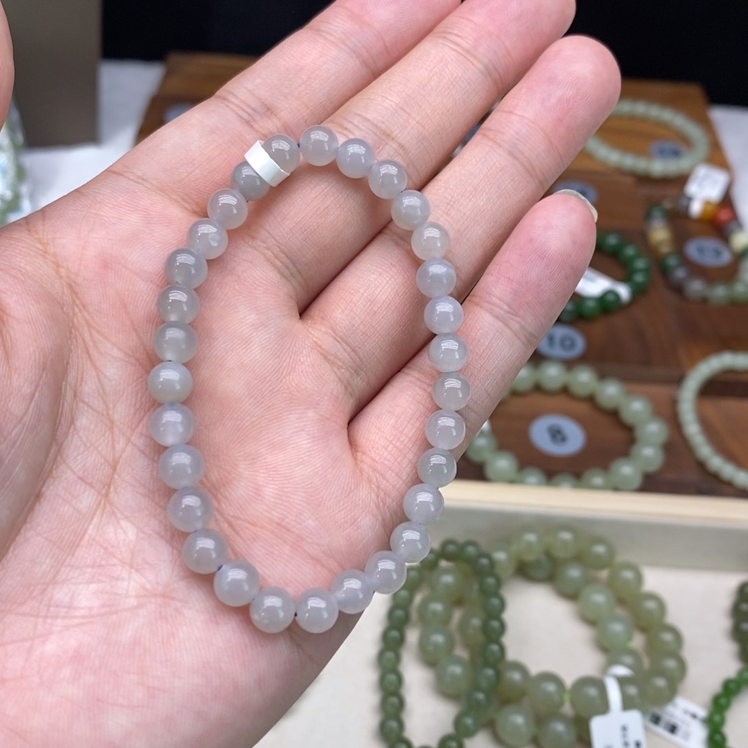 未镶嵌和田玉手链碎****檬卡6烟紫多样性发1