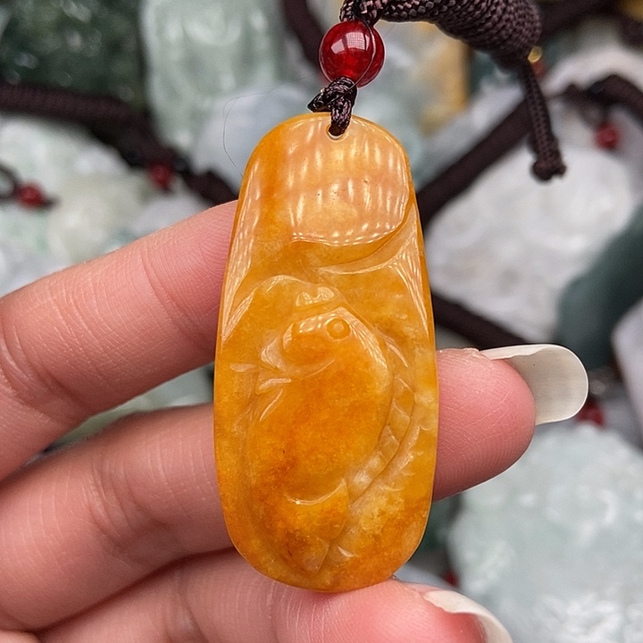 颈饰未镶嵌翡翠翡翠