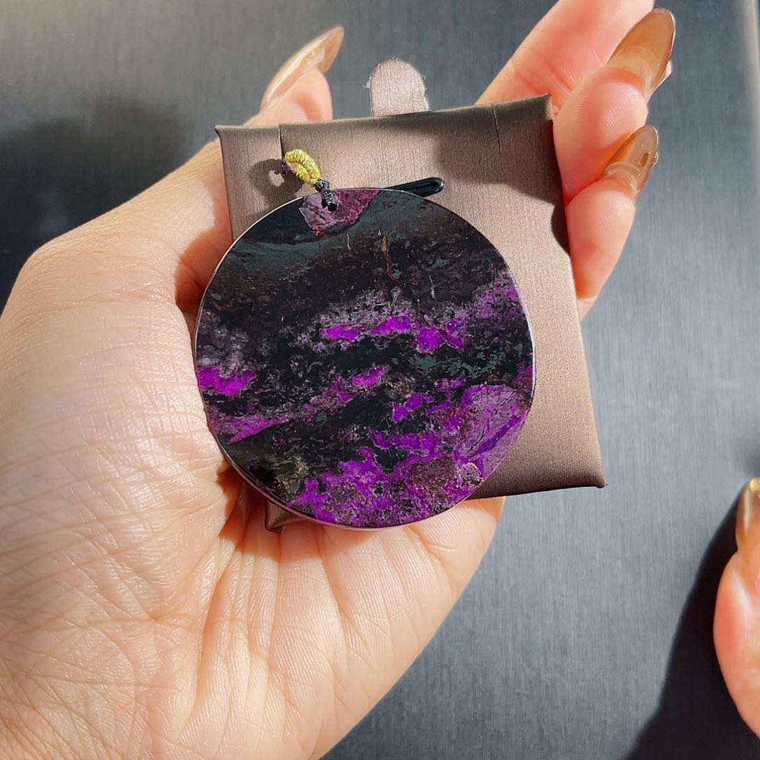 苏纪石（舒俱来）圆牌未镶嵌