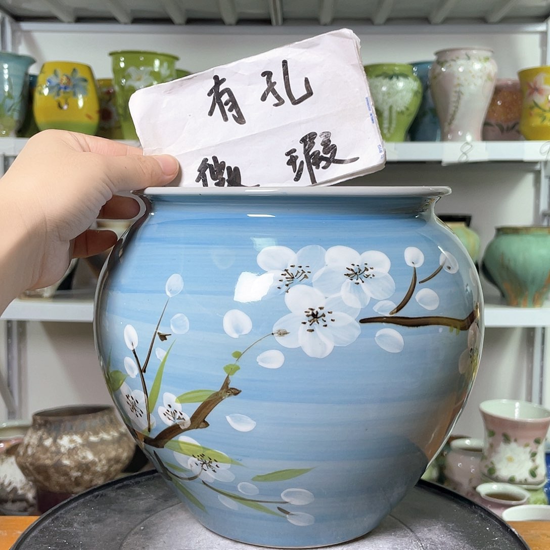 景德镇陶瓷花盆花器暇256