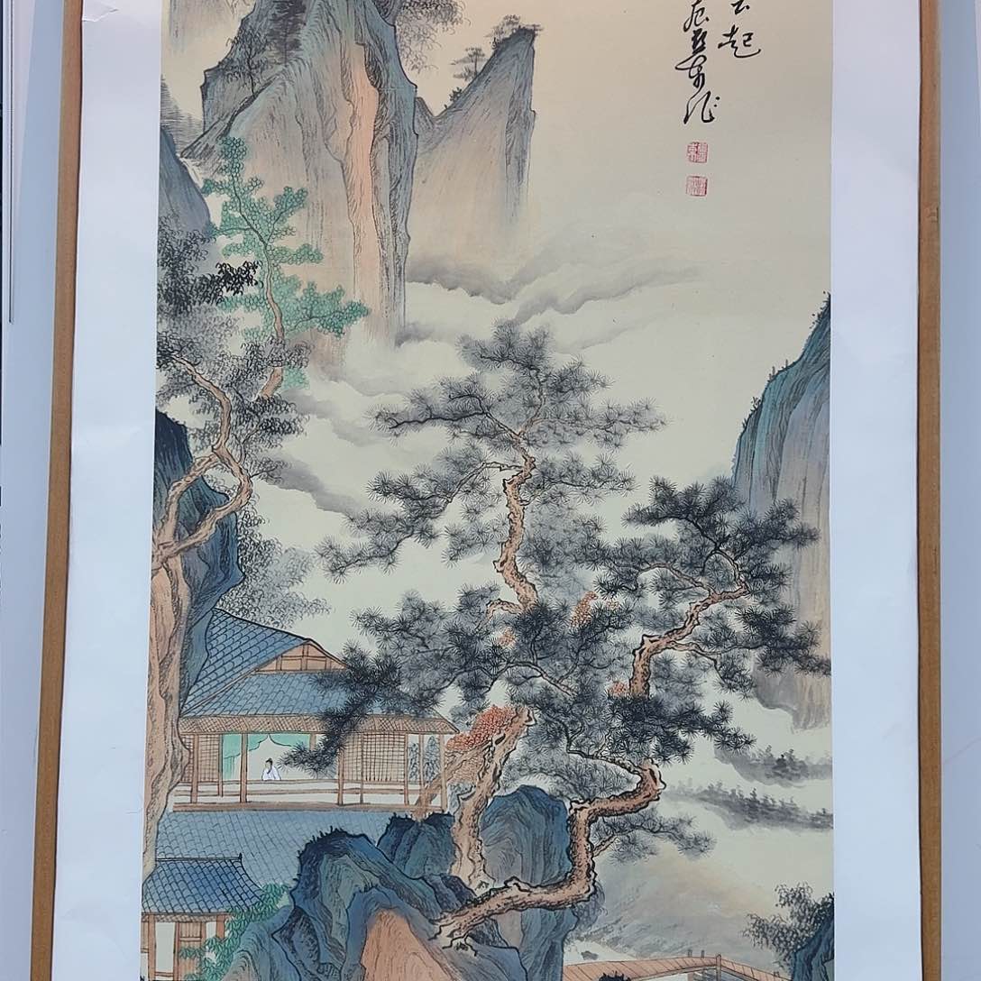 国画多次参加国内外大型