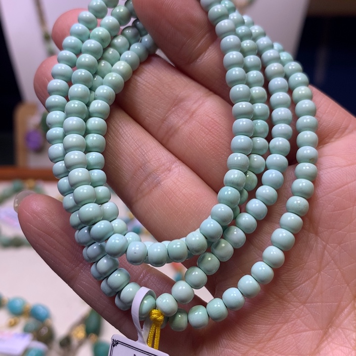 绿松石未镶嵌项链