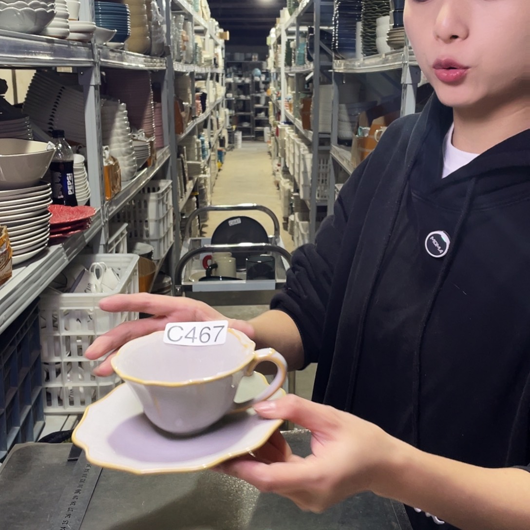 瓷片467                4杯4碟