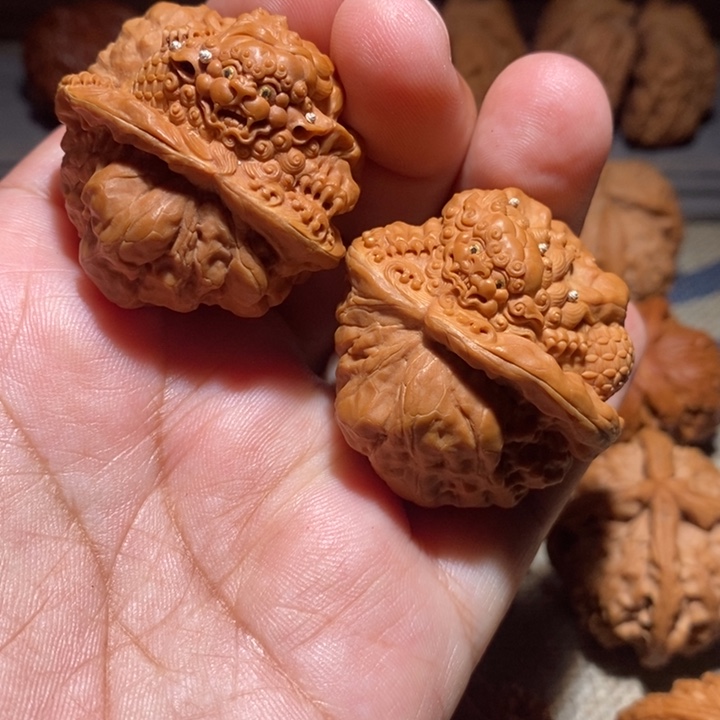 牛***牛文玩核桃吊坠核桃