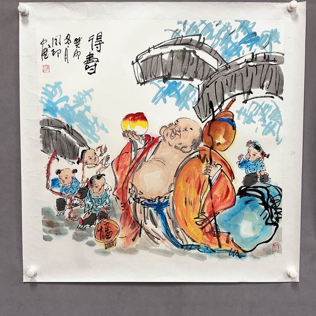 国画国画纯手绘作品请放心去藏