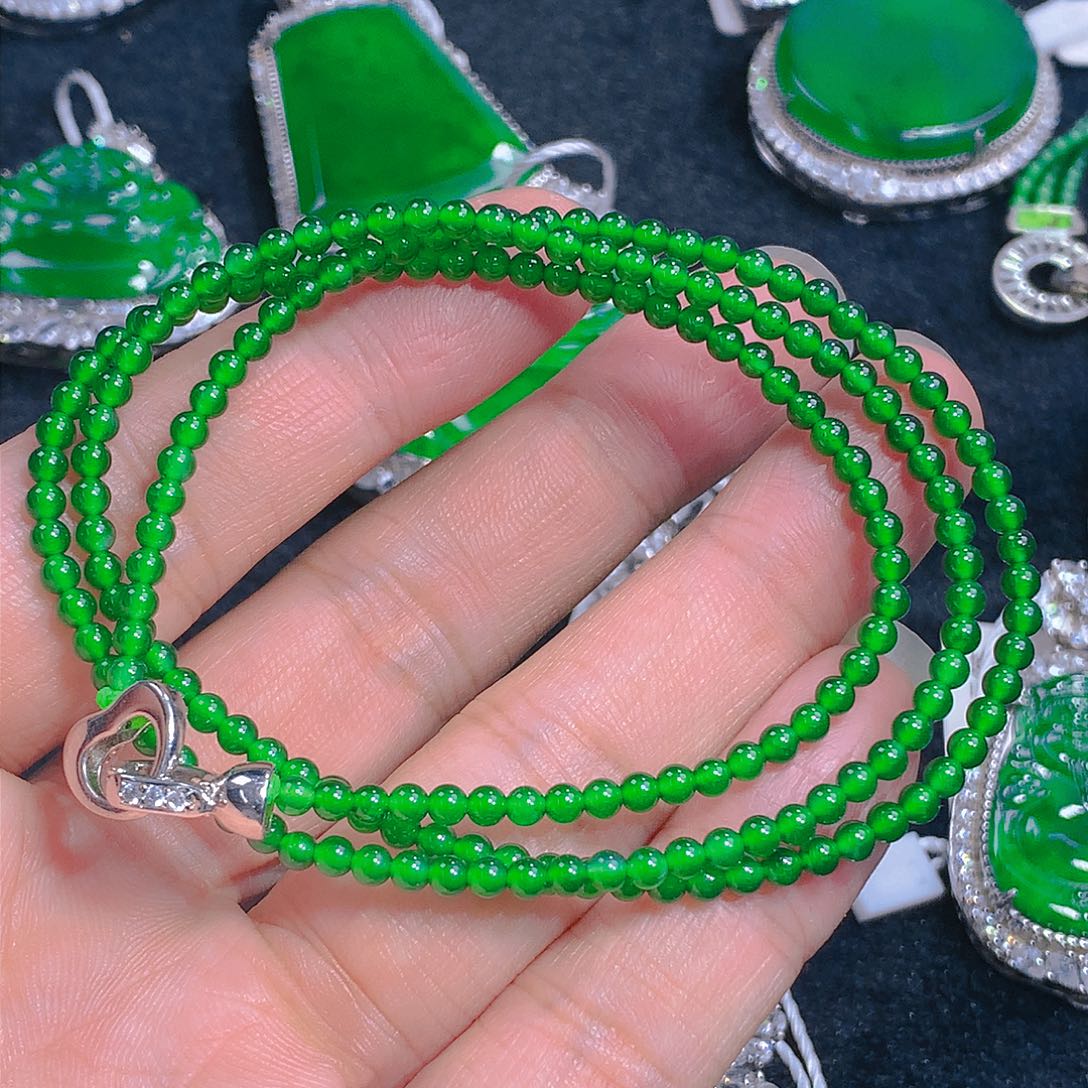 翡翠颈饰未镶嵌1368669588