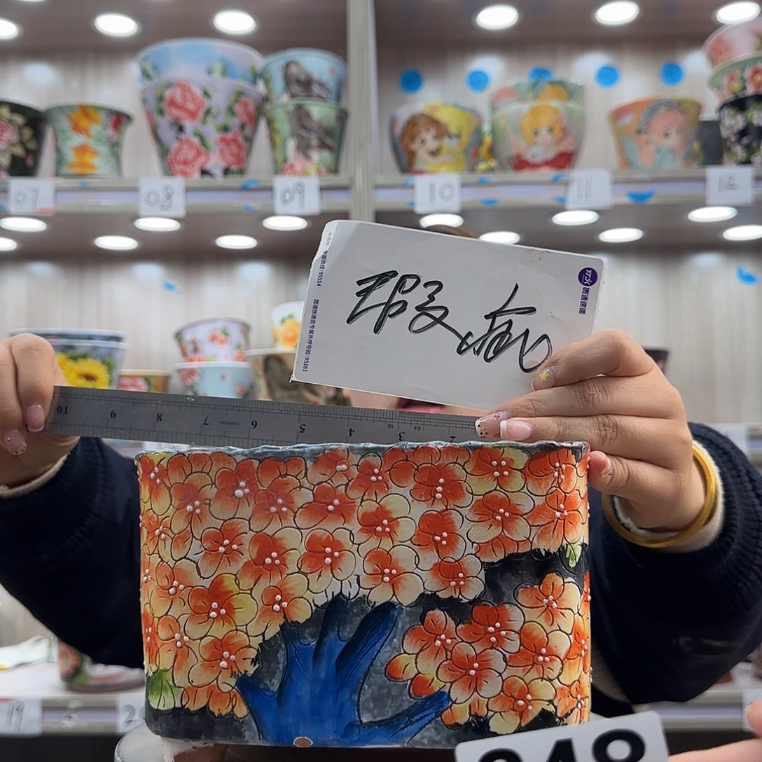 陶摆件花盆瑕疵瑕疵648