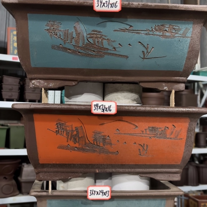 紫砂花盆            100-3