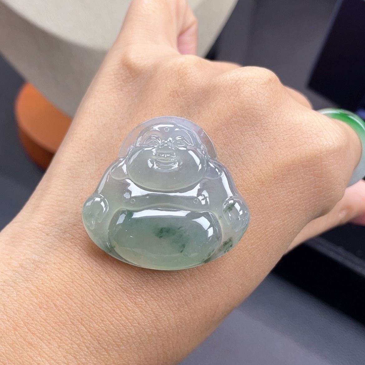 【闪购商品】翡翠颈饰未镶嵌15号 肚里藏金