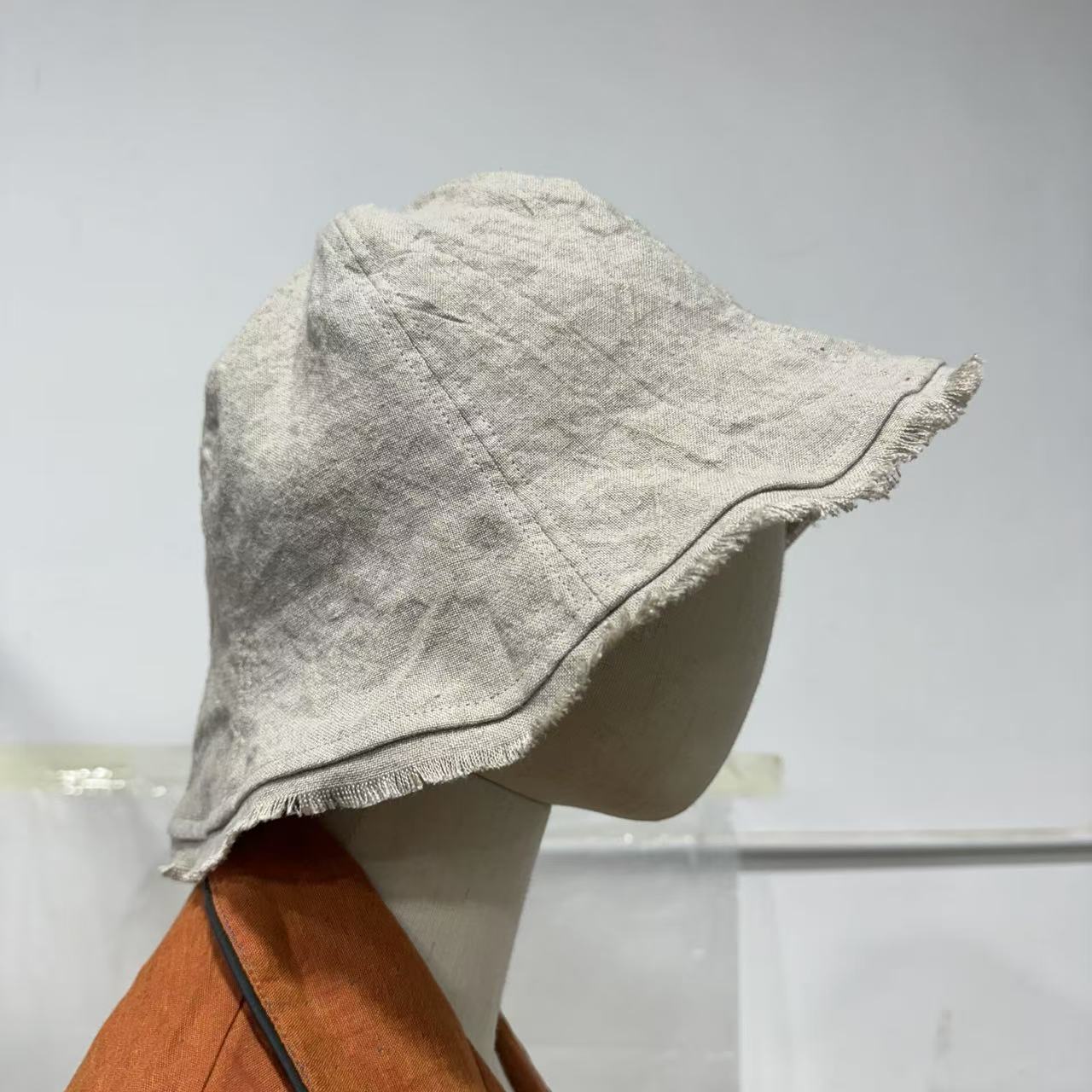 【雨露麻渔夫帽】汉麻双雨露放防晒遮阳渔夫帽