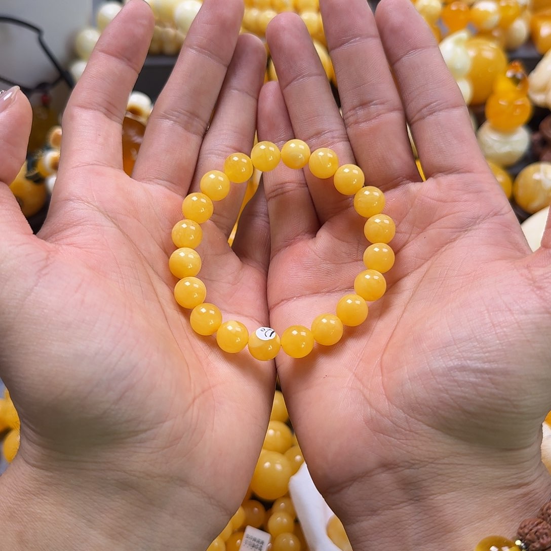 蜜蜡珠宝奇石未镶嵌10mm