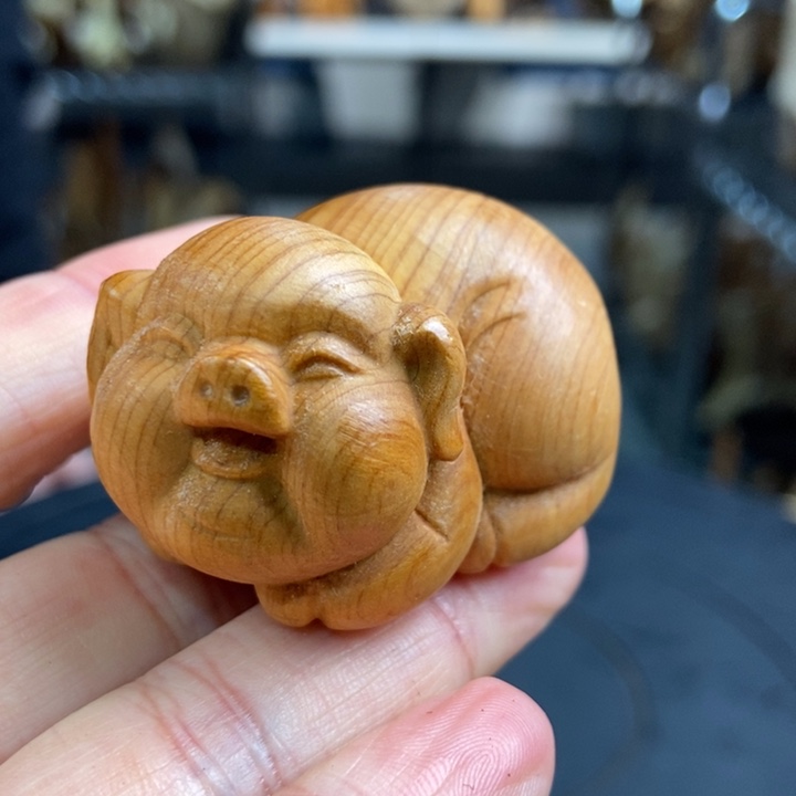 柏木（崖柏）手把件