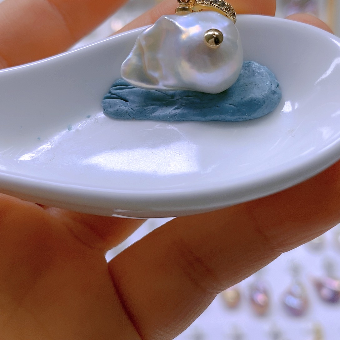 淡水珍珠颈饰合金