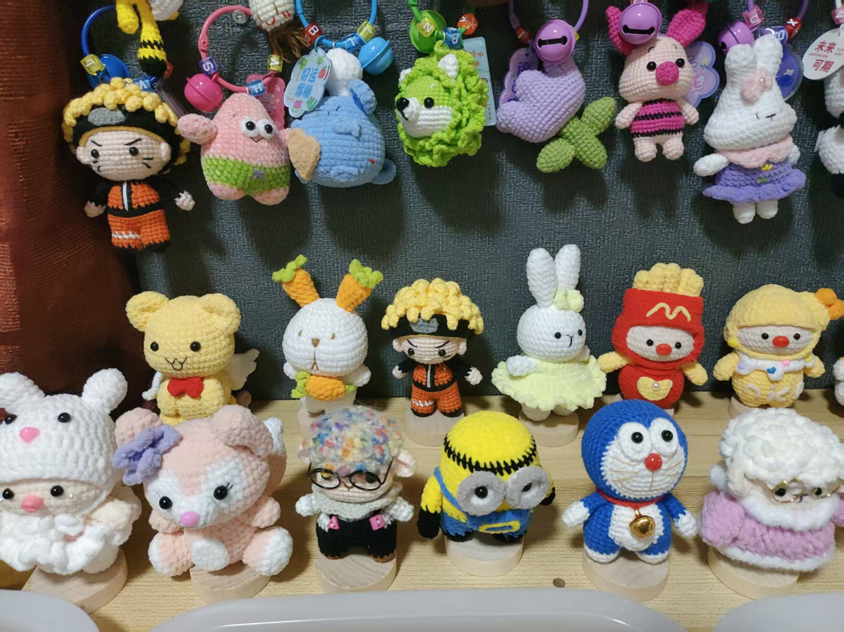 手工钩织挂件玩偶直播间选款链接，请理性下单发货后不退换。