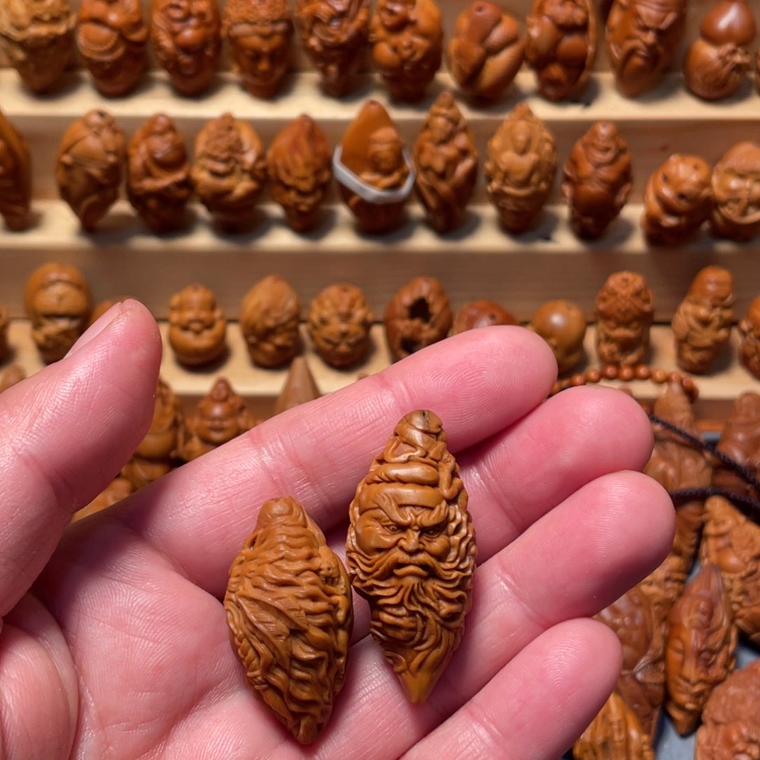 橄榄核手串/手链狼女钟馗426