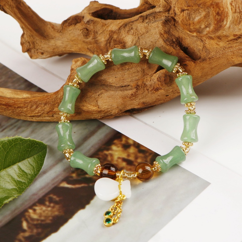 035东陵玉竹节手链