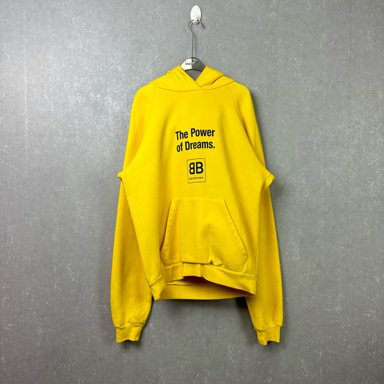 99新 Balenciaga/巴黎世家 双B纯色logo帽衫SL002837