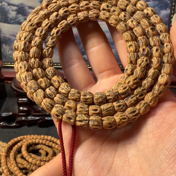 柏香籽/百香籽手串。*四