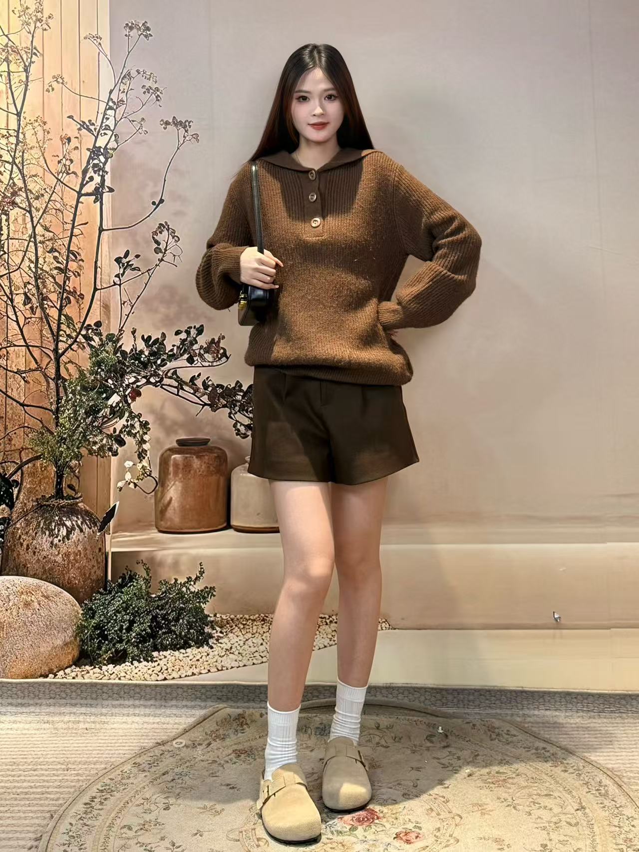 RACI然彩显瘦气质百搭上衣DZM426006+DXD422158