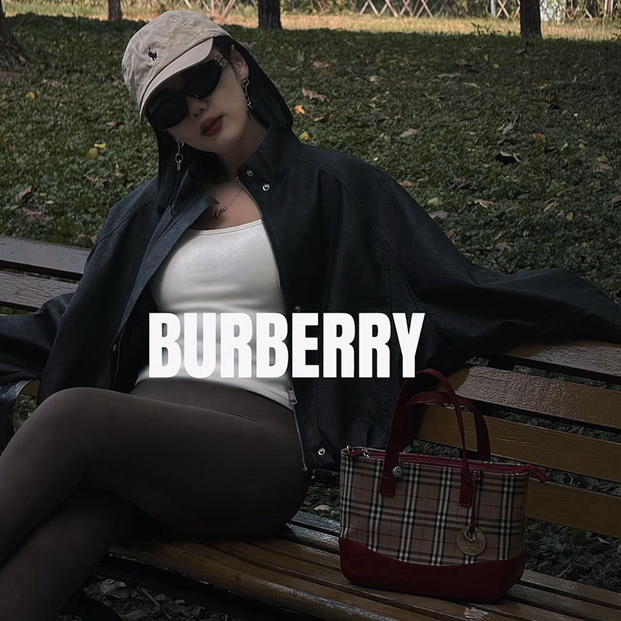 修复品619044/BURBERRY/博柏利金币小号菜篮子包