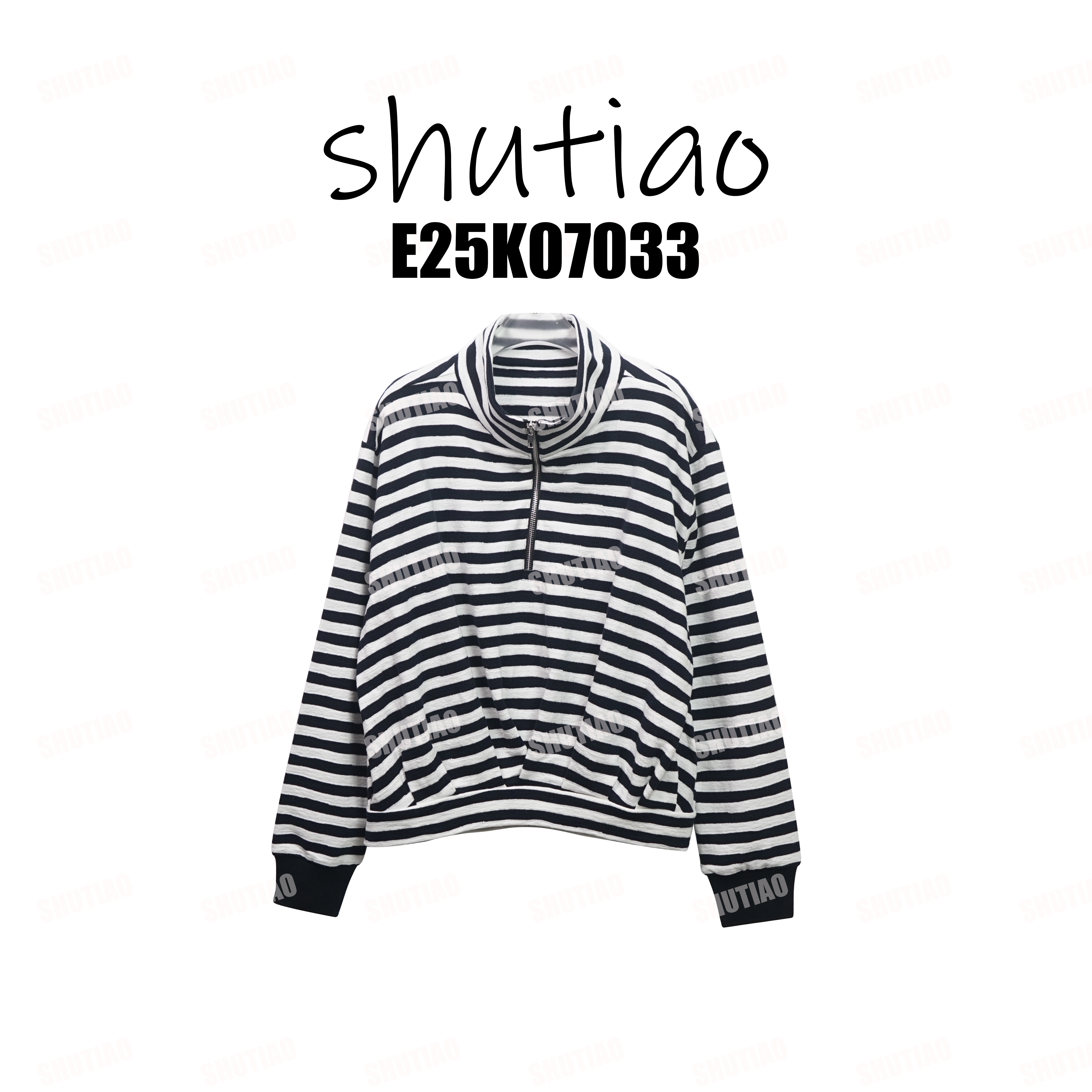 【SHUTIAO】2025冬季：新款小众设计款卫衣E25K07033