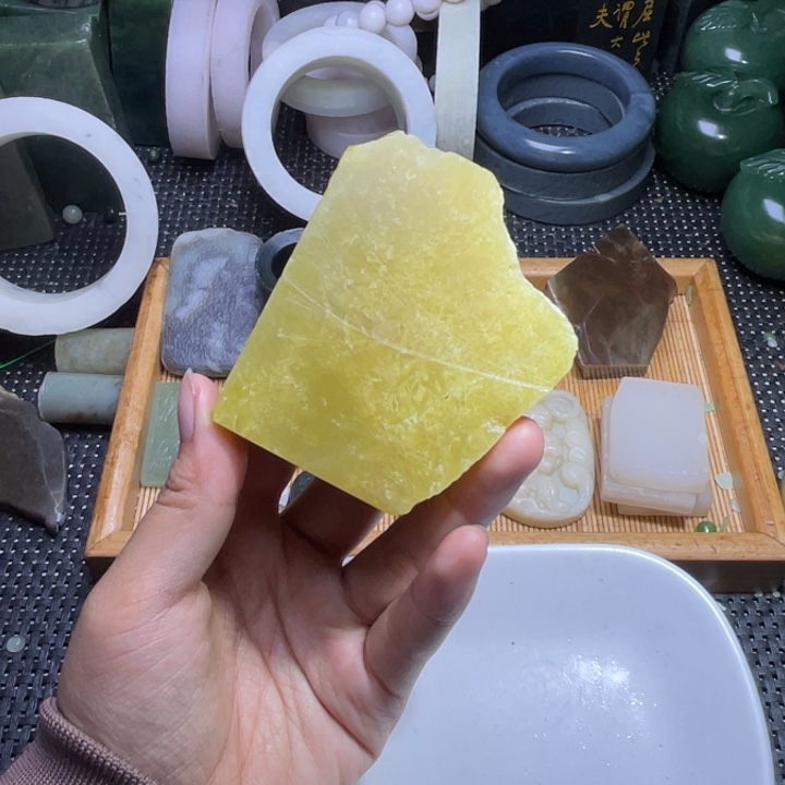 未镶嵌和田玉珠宝半成品