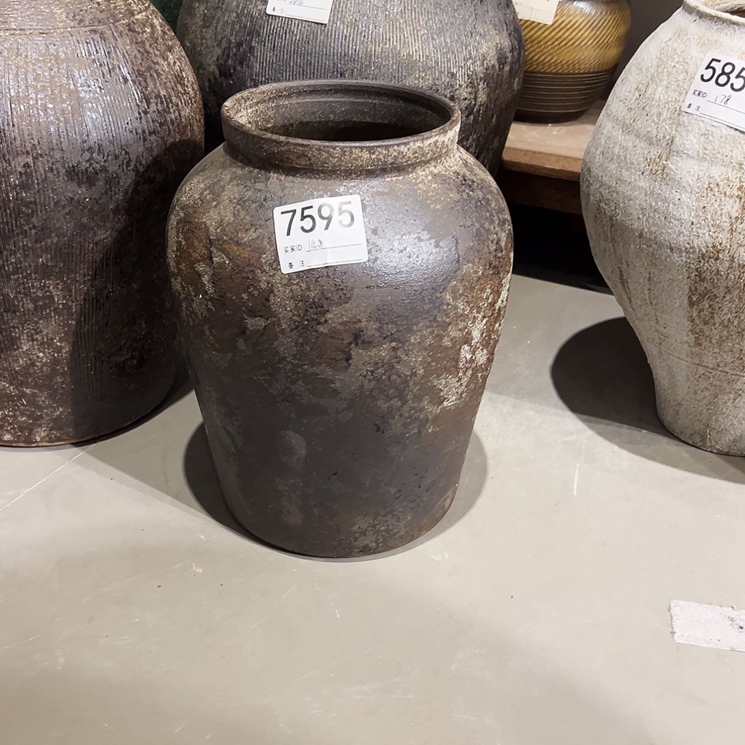 瓶看****分7595高29口14陶瓷花瓶无孔