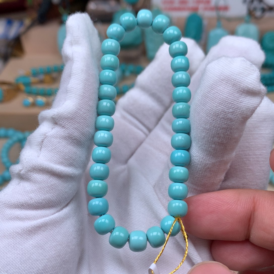 绿松石精品6.5mm未镶嵌