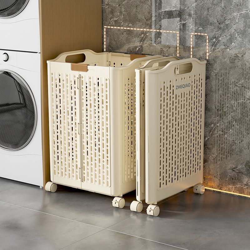 可折叠带轮脏衣篓家用脏衣服收纳筐大容量大号卫生间浴室脏衣篮zz