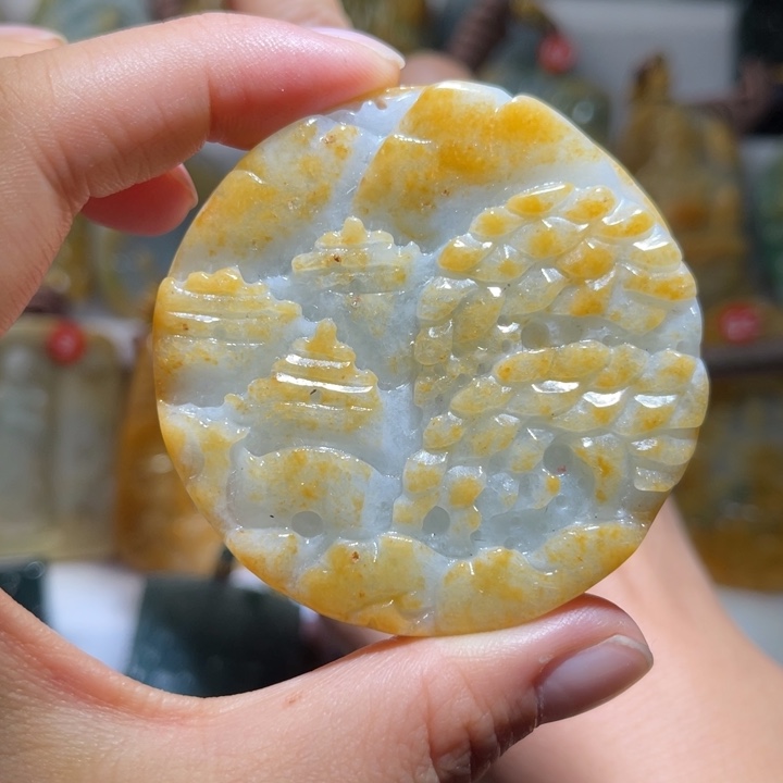 吊坠(不含链)未镶嵌翡翠