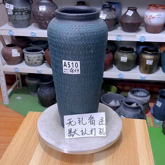 红陶手工制作工艺花盆