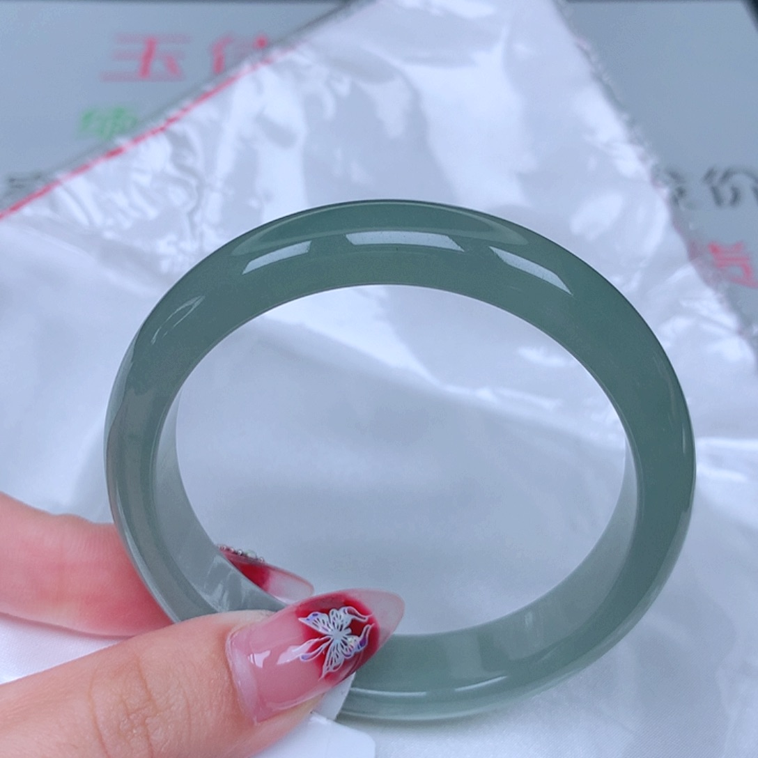 翡翠手镯未镶嵌55 55 55