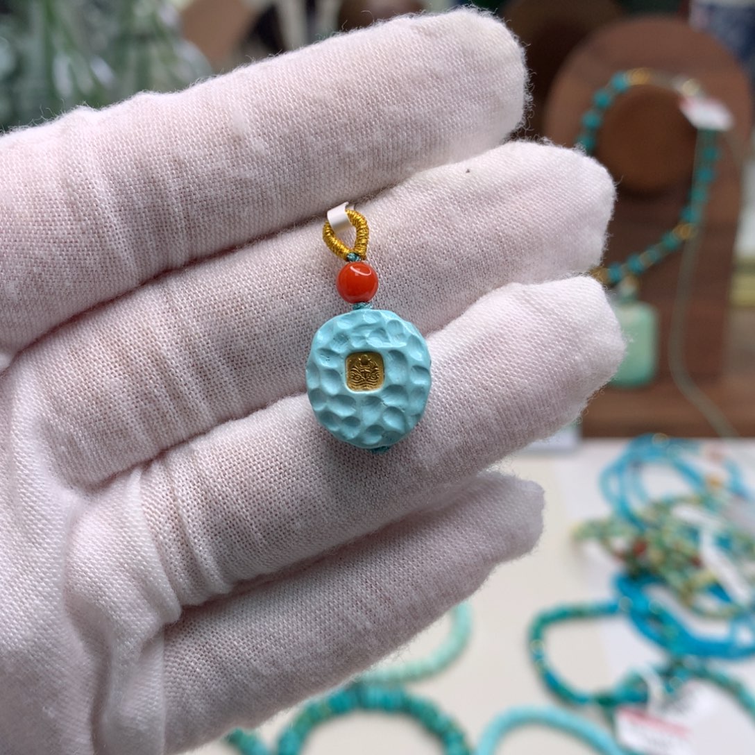 绿松石未镶嵌配饰