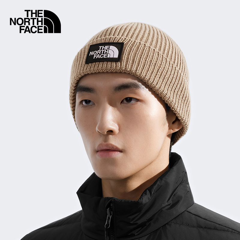 北面男女同款Logo Box保暖针织帽运动户外新款TheNorthFace|8CHE