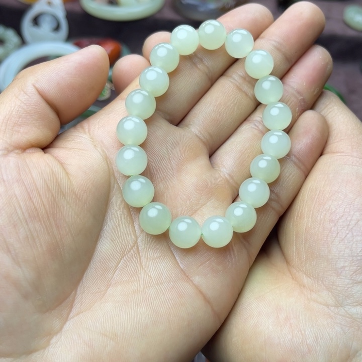 和田玉手链未镶嵌