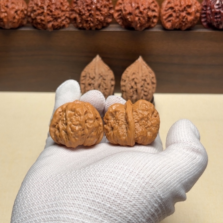 文玩核桃把件蛤蟆头37