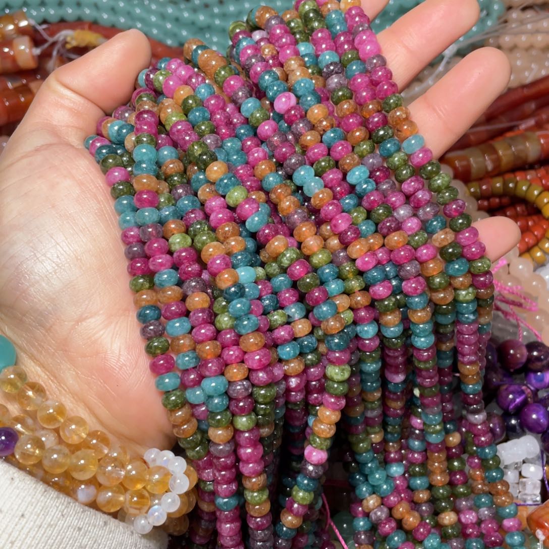 查罗石珠宝半成品合金海棠碧4/6